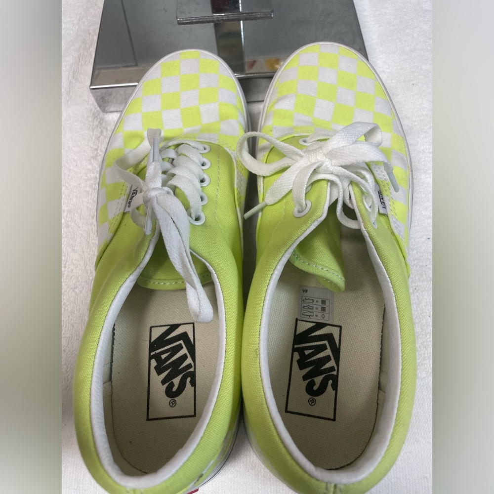 Vans Lime Checkerboards - Picture 5 of 7